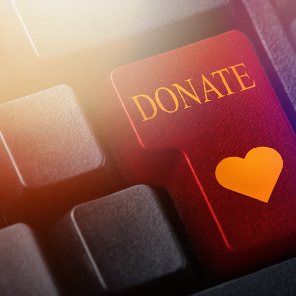 Donate button on keyboard