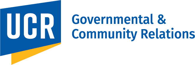 UCR Governmental & Community Relations logo
